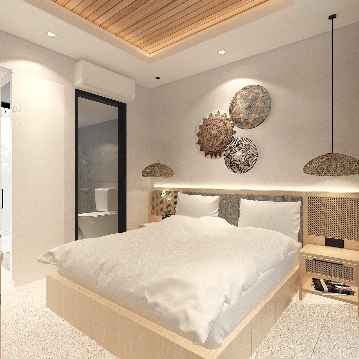 HAVN apartment interior, unit view 2 render